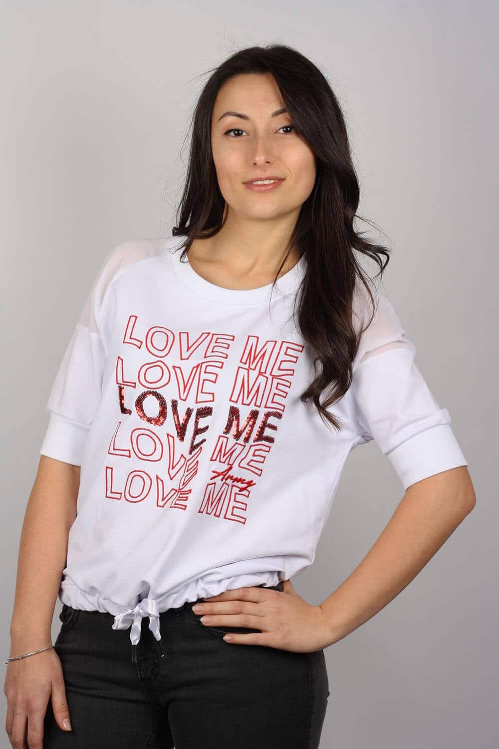 Тениска love me