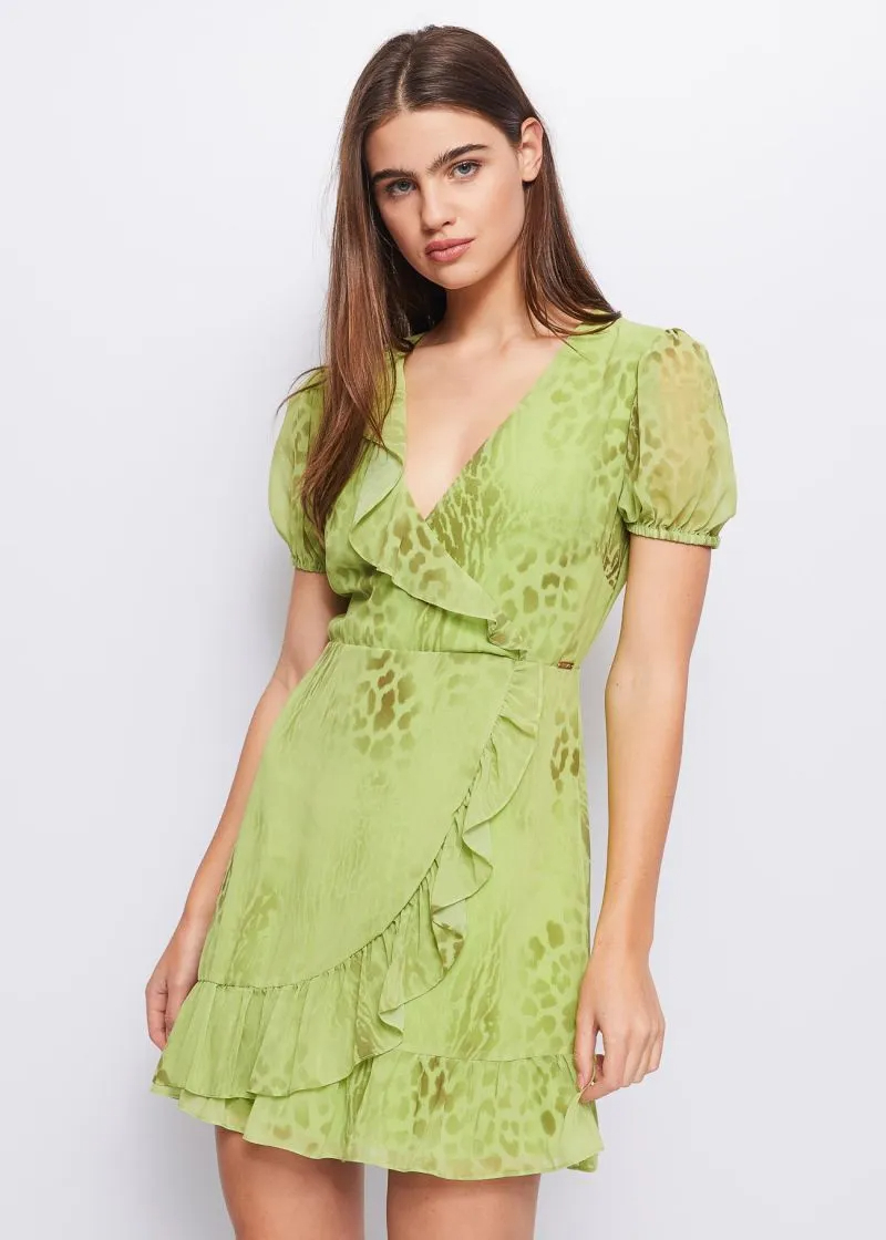 Рокля с животински принт