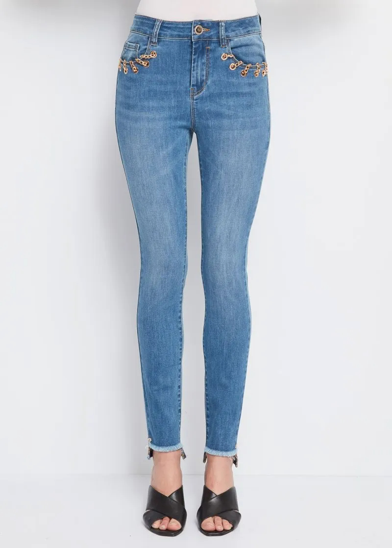 Дънки слим фит