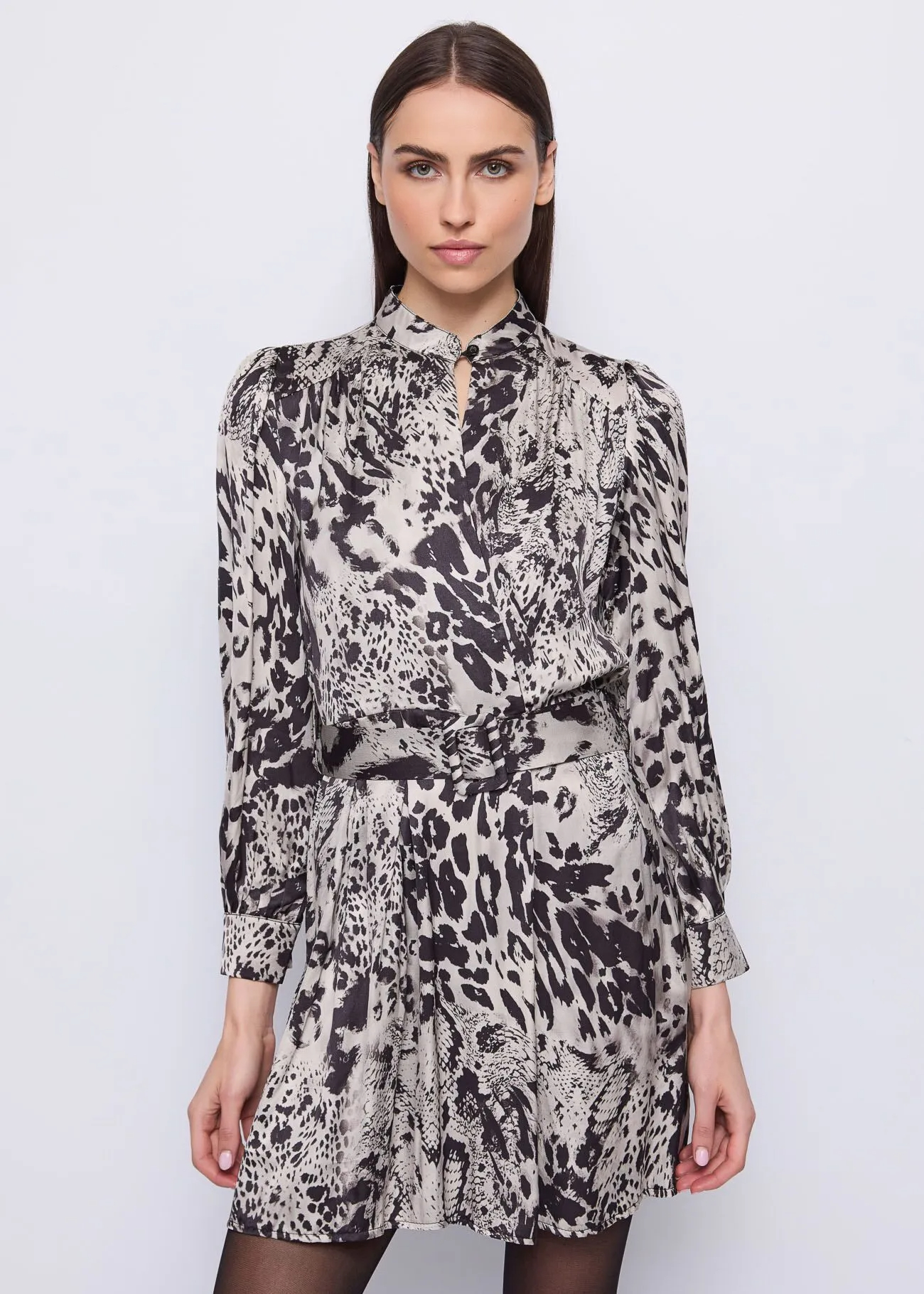 Рокля с животински принт