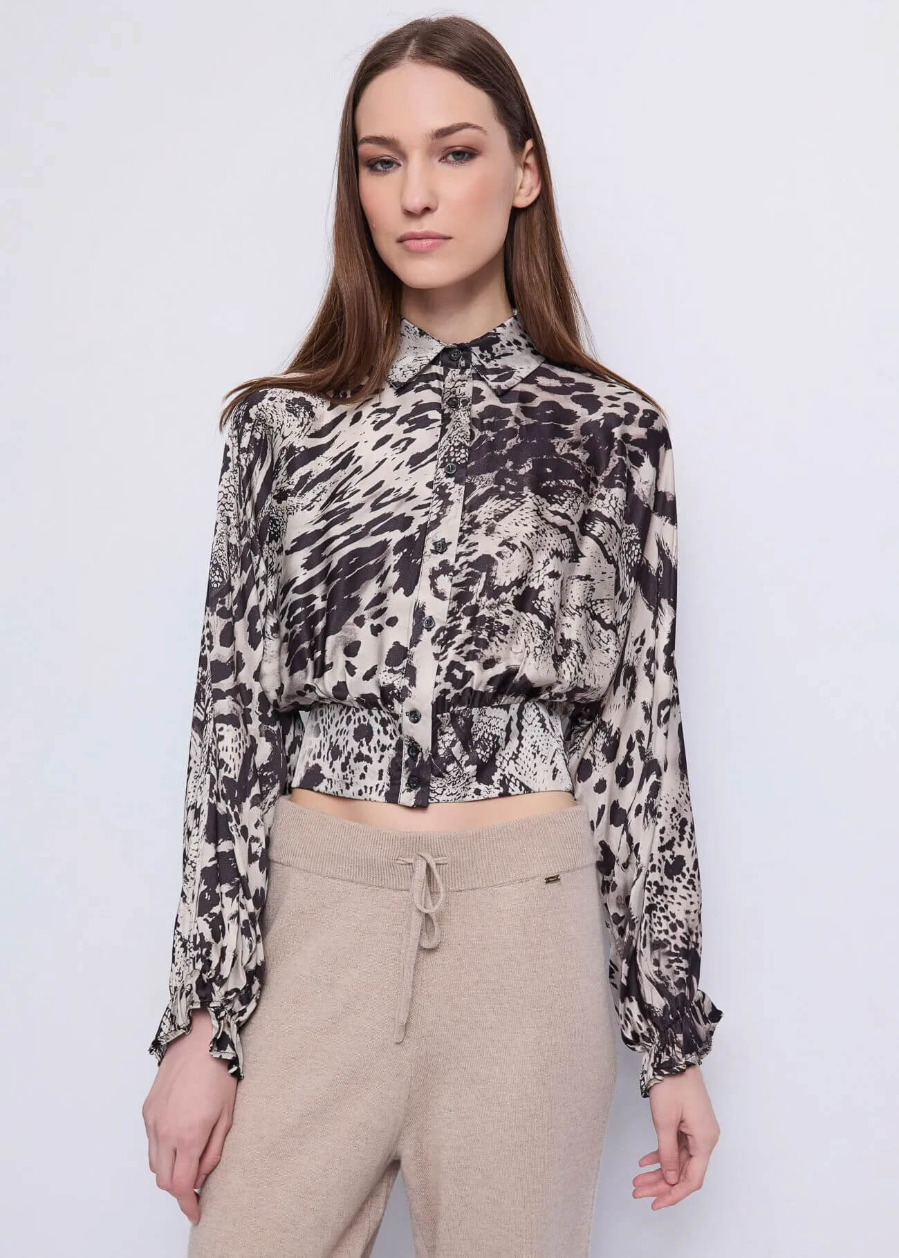 Риза с принт