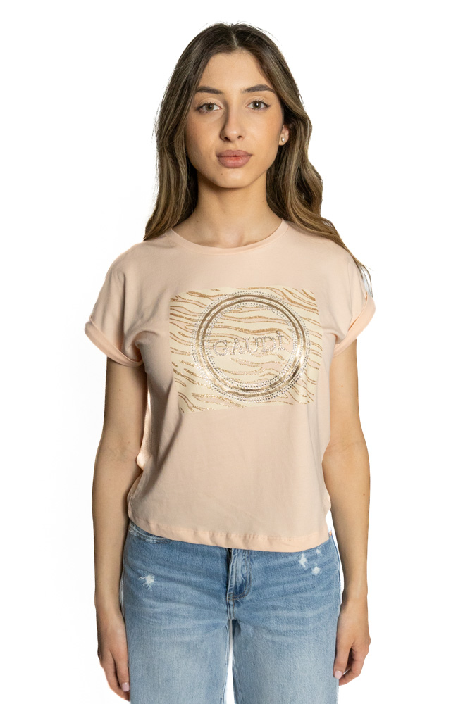 Тениска с лого надпис